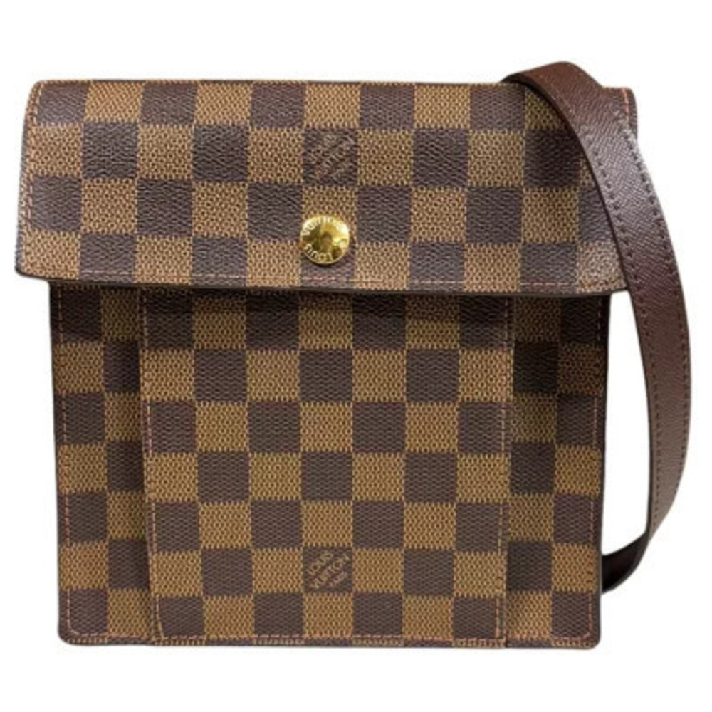 Louis Vuitton Pimlico Damier Shoulder Bag Canvas Brown